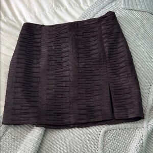 Mini Skirt with Subtle Slit